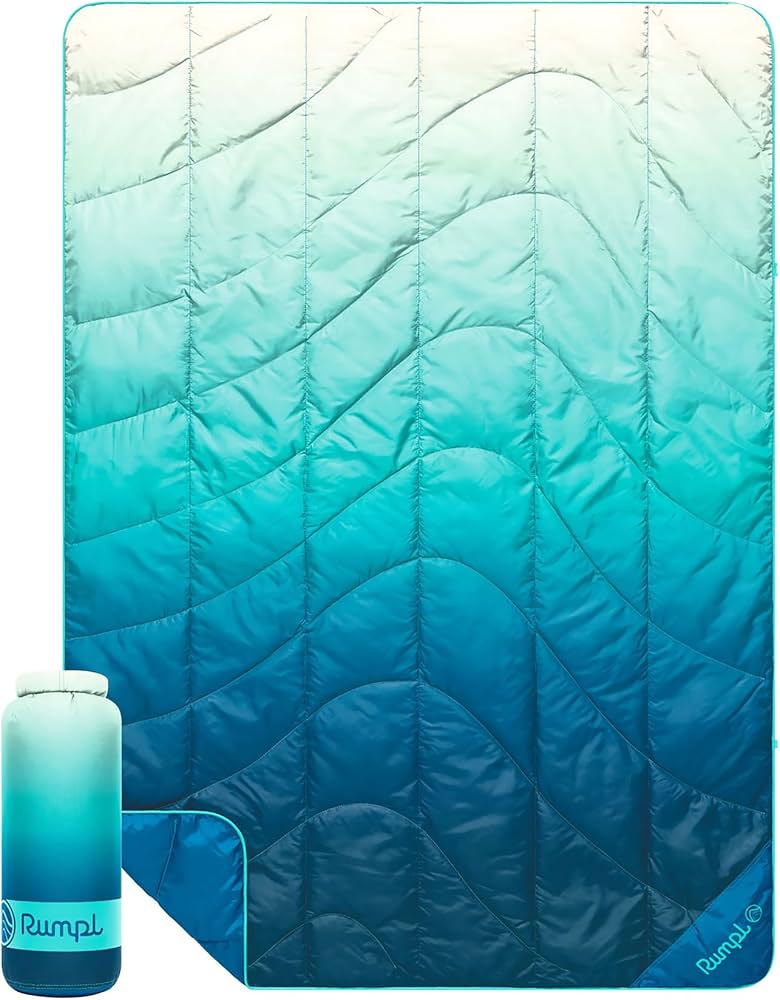 Amazon.com: Rumpl Travel Puffy Blanket, Ultra-Packable Travel-Size